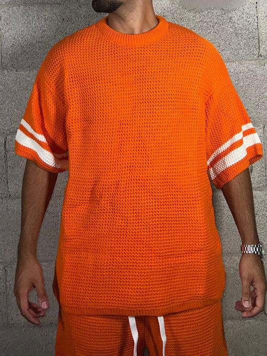 T-shirt Oversize B Orange 77