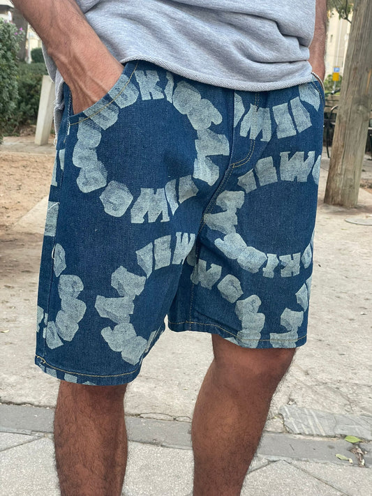 Short - Graphic Denim Shorts