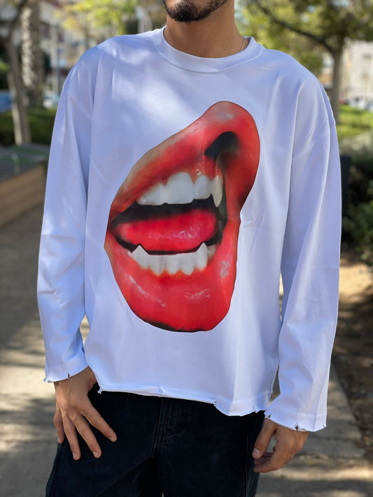 Bold Lips Long Sleeve