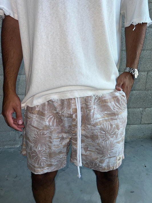 Short - Summer Hawaii Short Beige