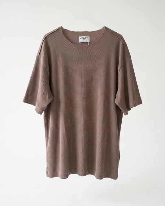 T-shirt Nicole Open Patck Back BROWN