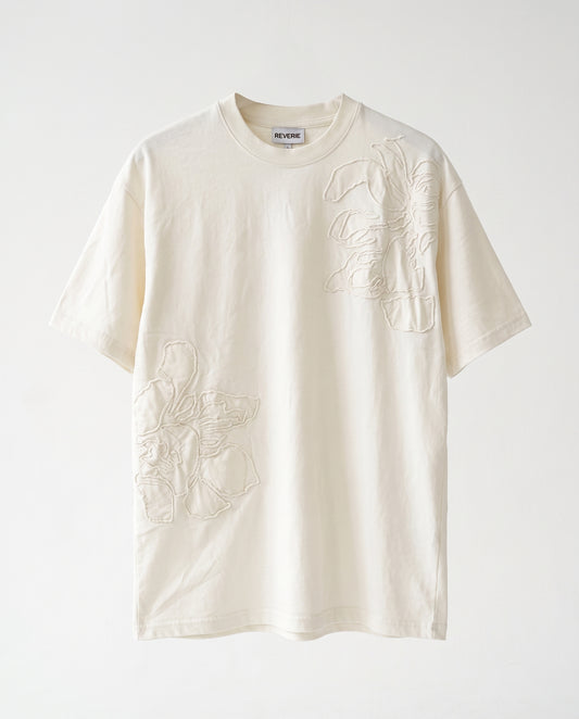 T-shirt - Flower White