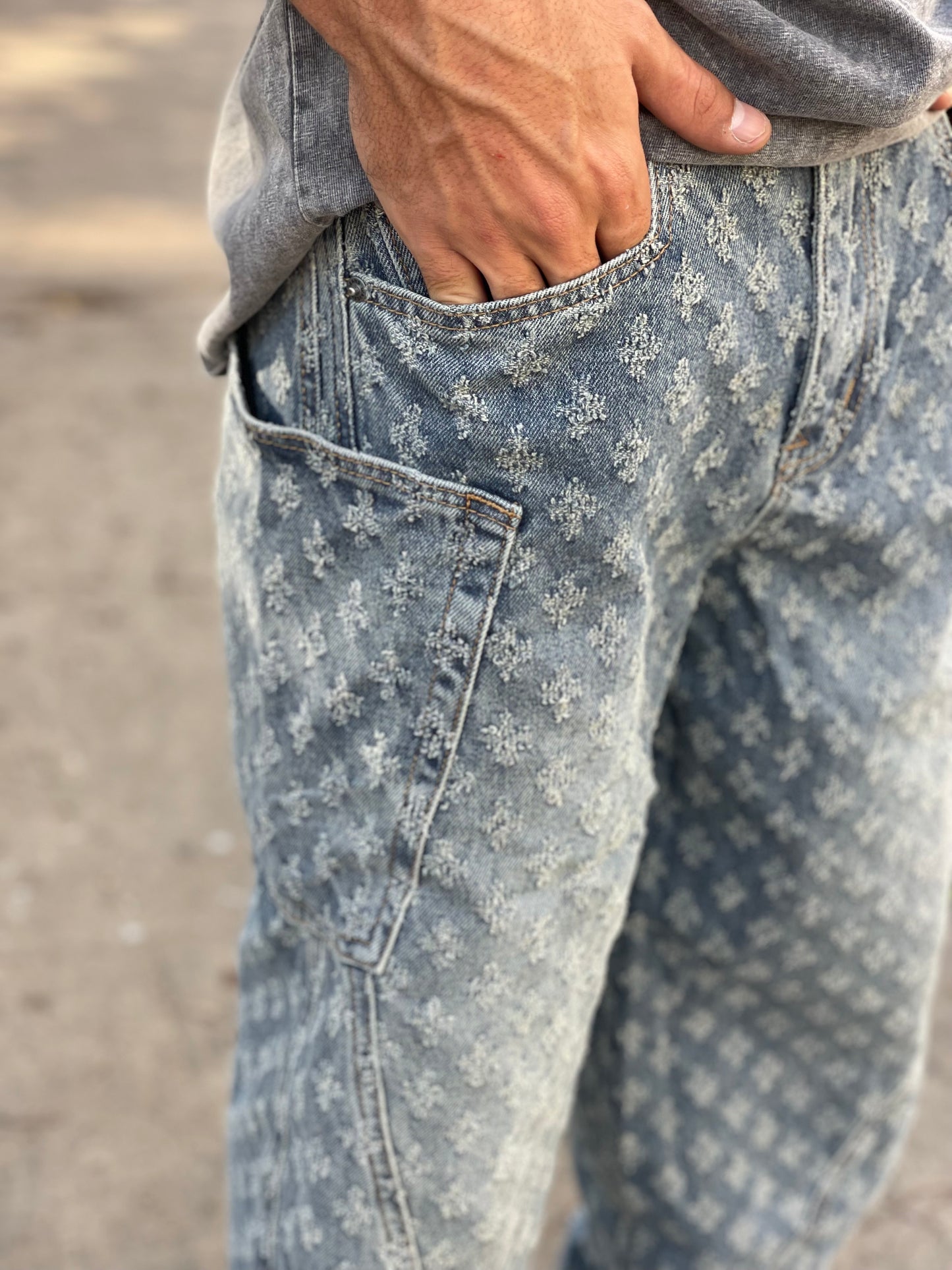 Jeans - monochromevibe cargo