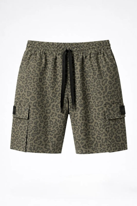 Short - Leopard Green