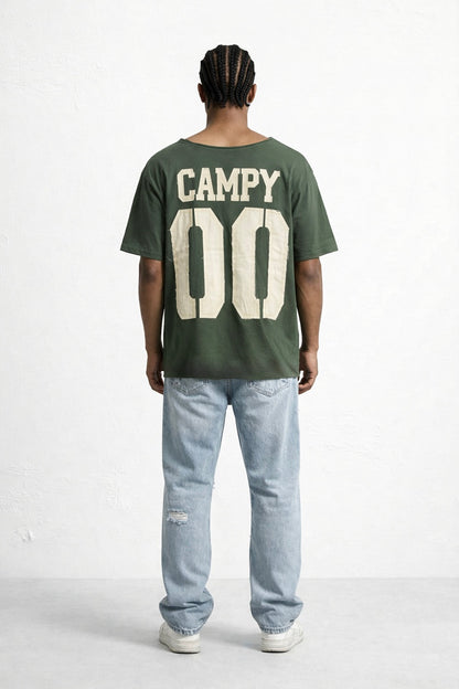 T-shirt CAMPY back 00 Logo front