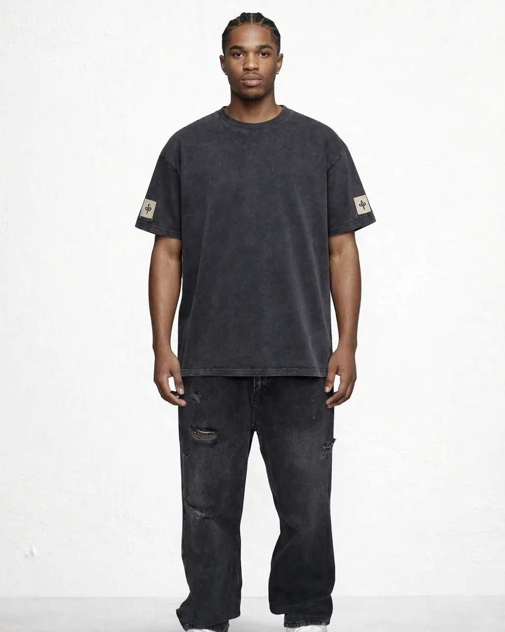 T-shirt WASH LOGO 2 PATCH