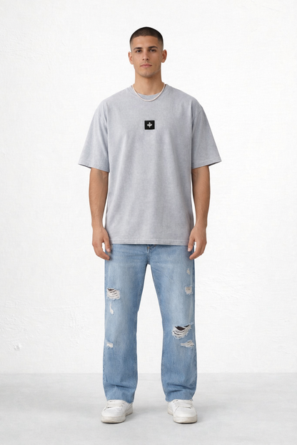 T-shirt WASH LOGO PATCH