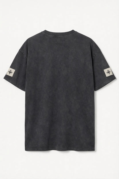 T-shirt WASH LOGO 2 PATCH