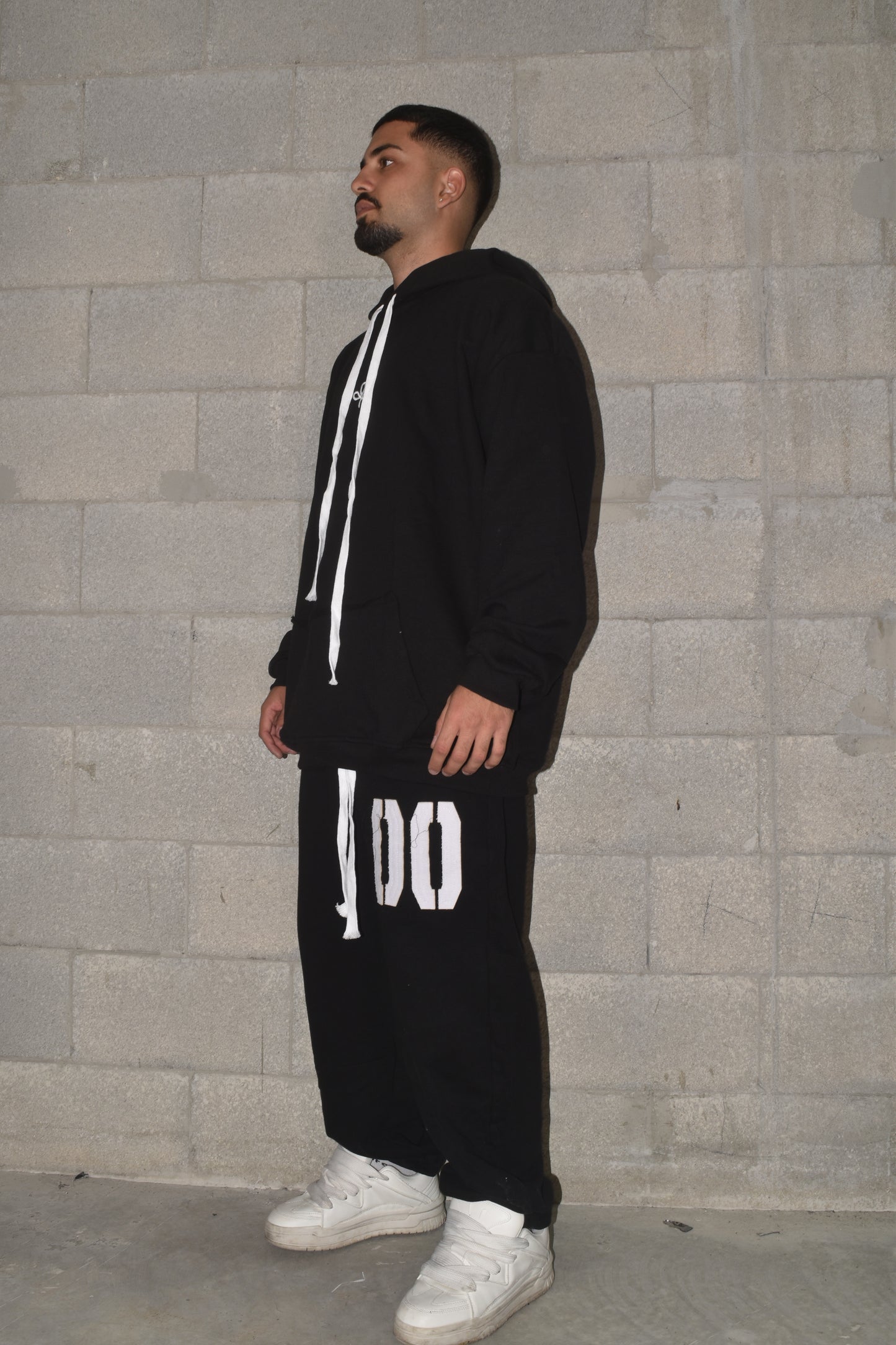 HOODIE S CAMPY 00 B&W