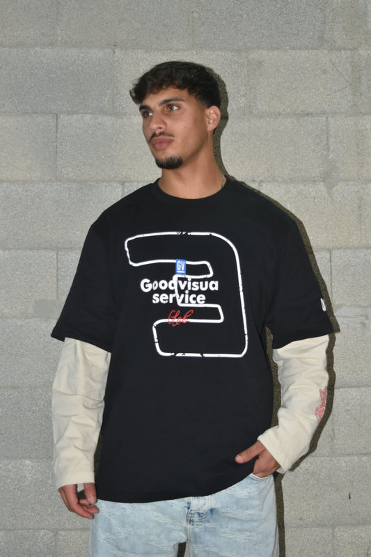 Black Oversized Shirt GV3