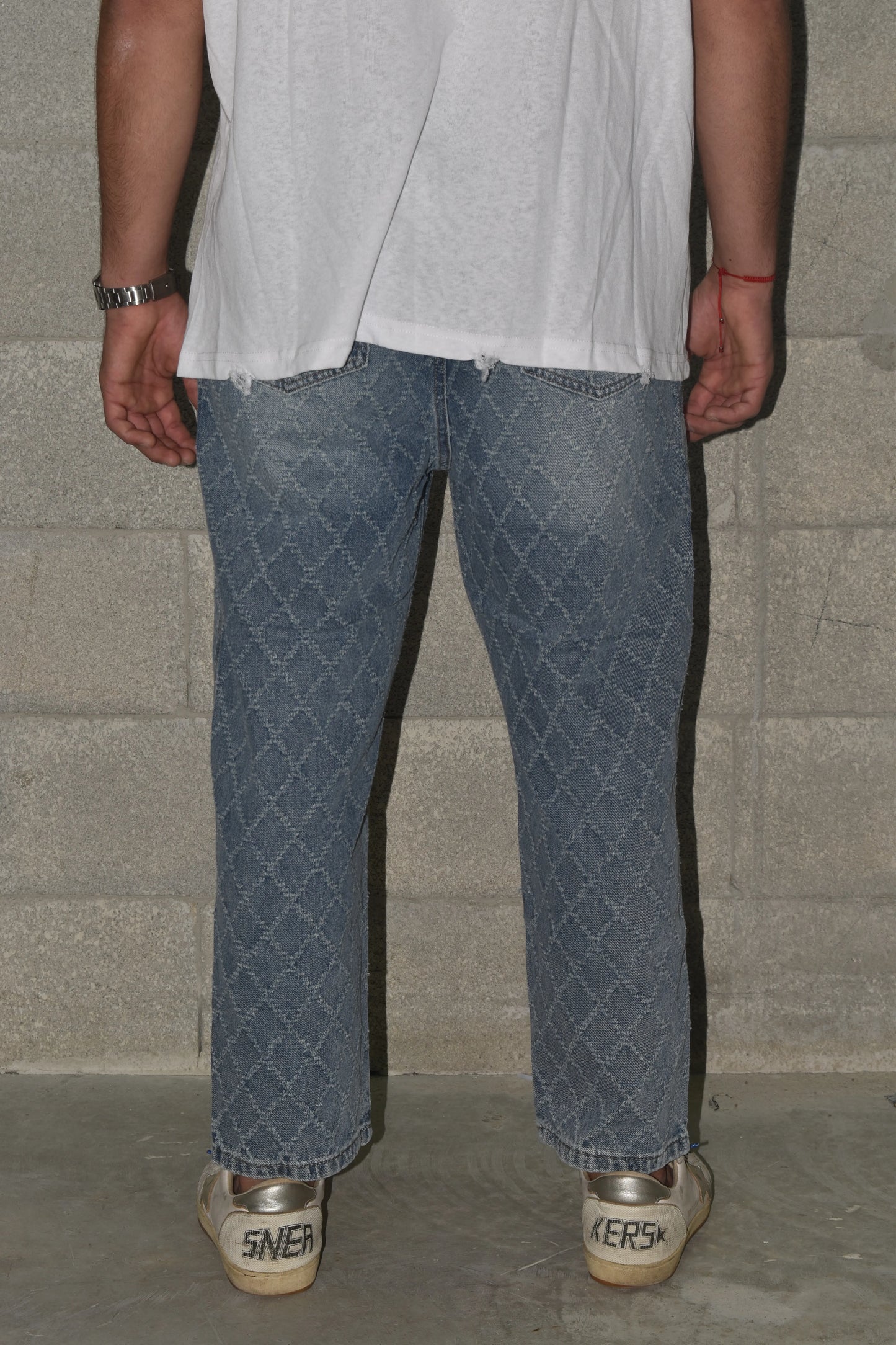 Jeans RHOMBUS Rubber Blue