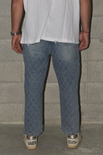 Jeans RHOMBUS Rubber Blue