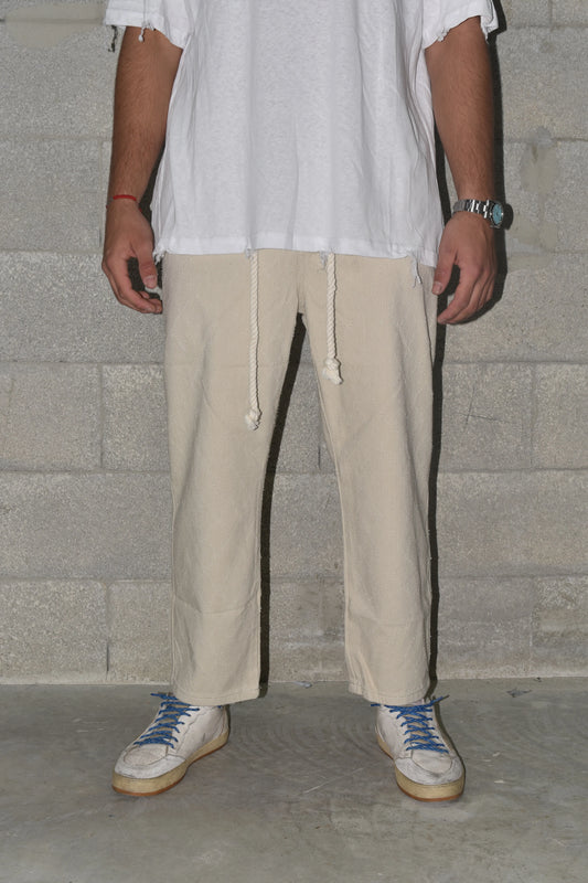 Jeans RHOMBUS Rubber Beige