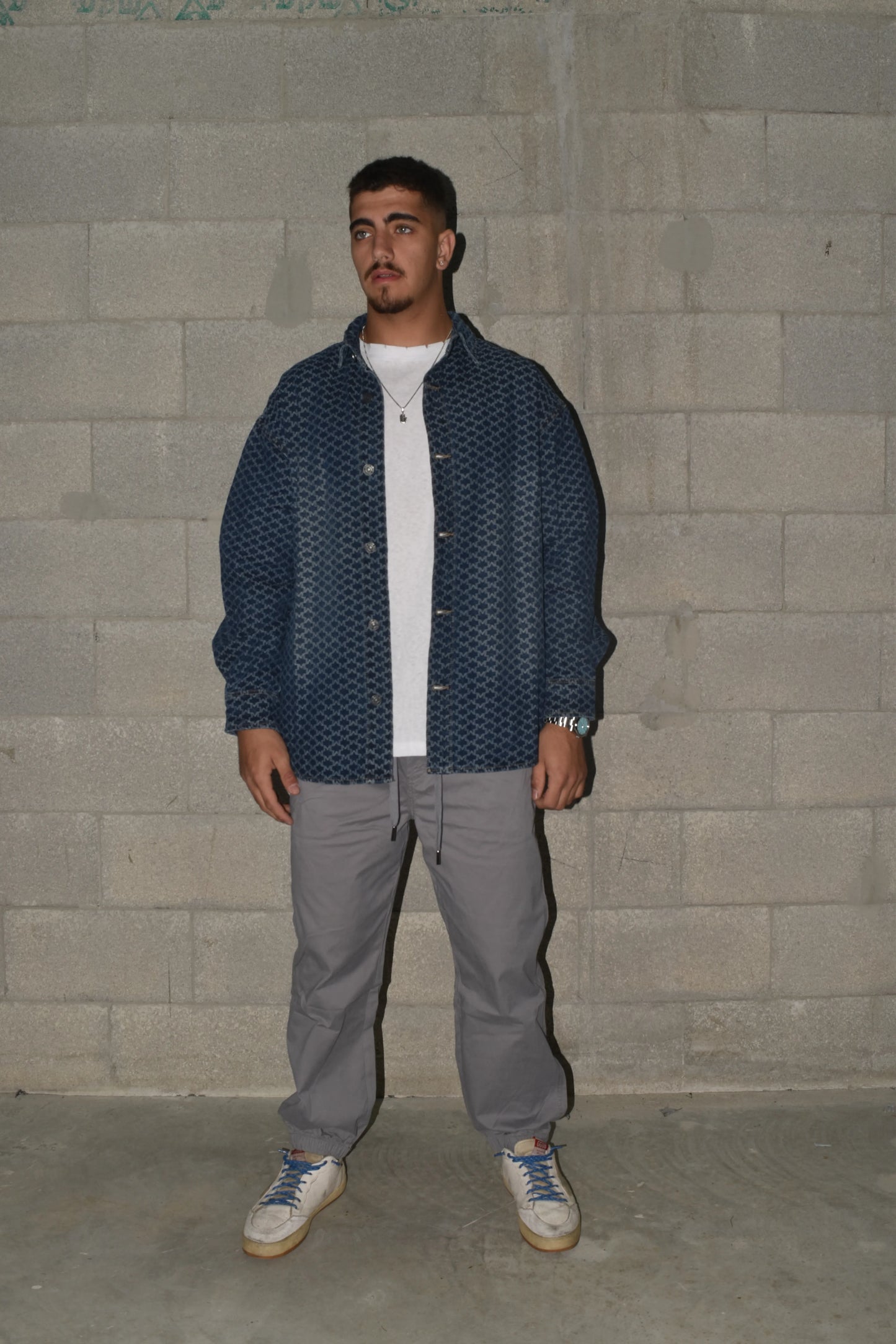 Jacket Plus Texture Rubber Navy