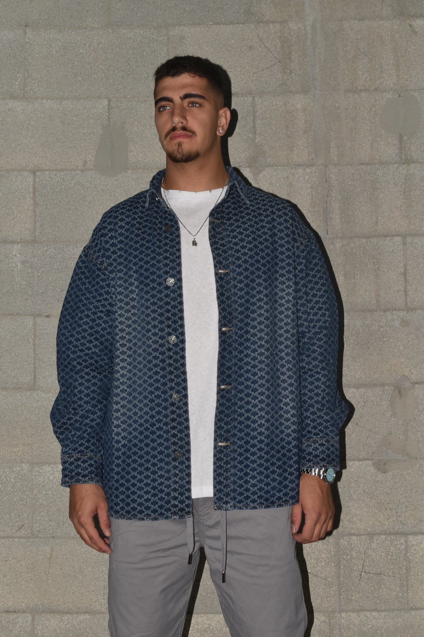 Jacket Plus Texture Rubber Navy