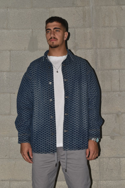 Jacket Plus Texture Rubber Navy