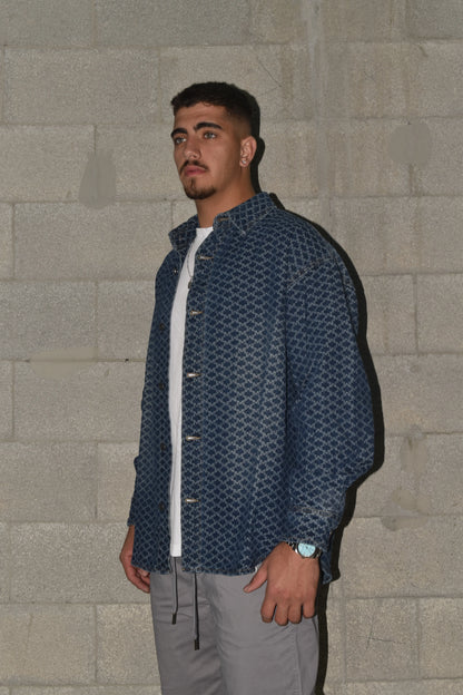 Jacket Plus Texture Rubber Navy