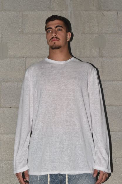 Long shirt sus white