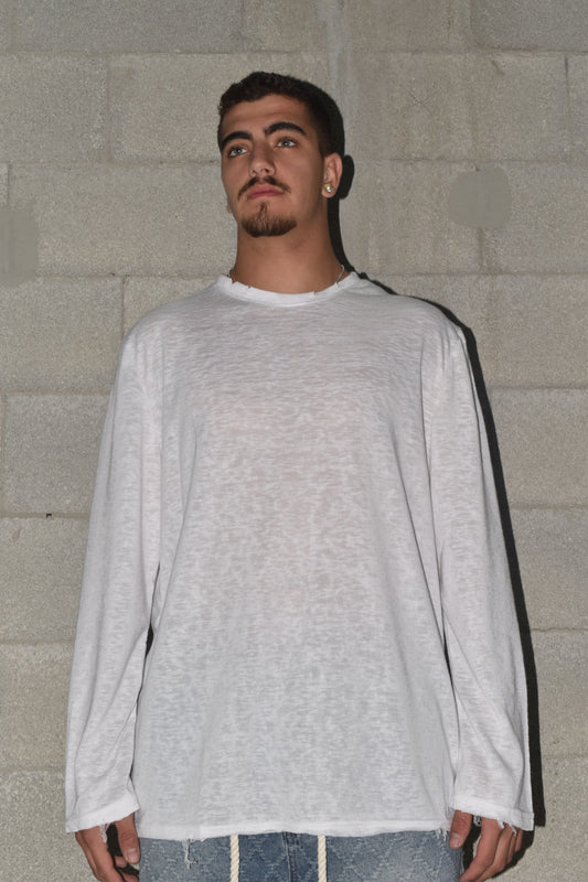 Long shirt sus white