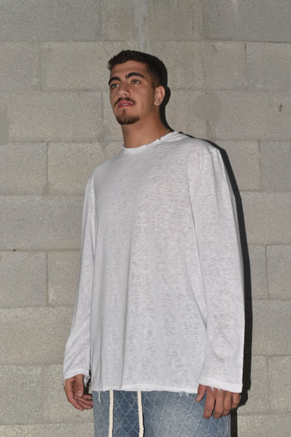 Long shirt sus white