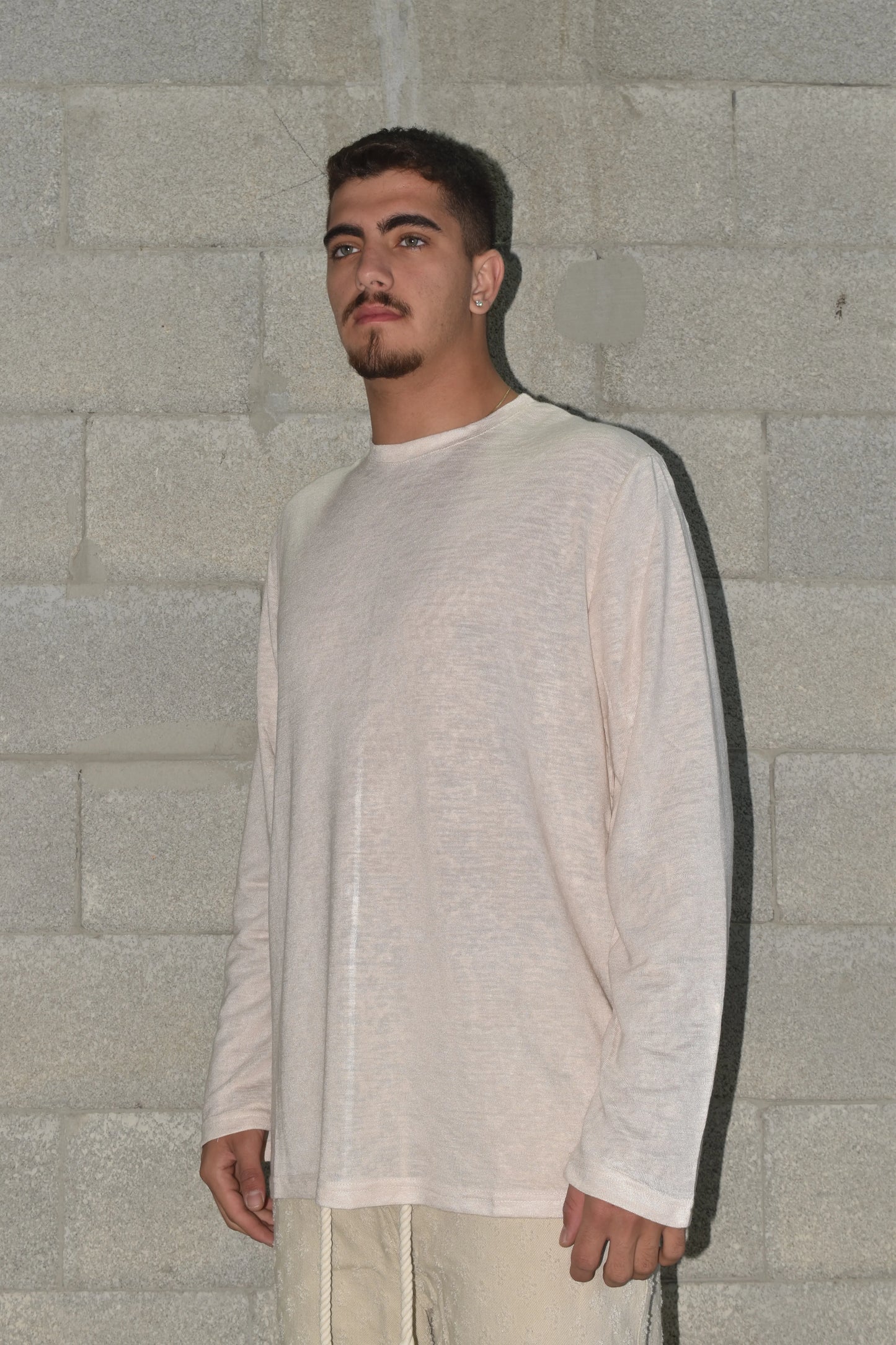 Long shirt sus Beige