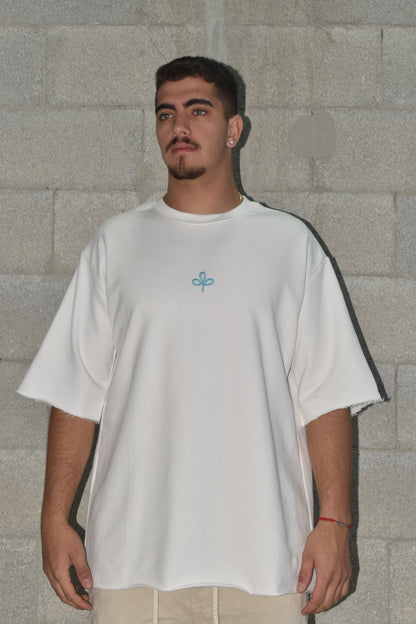 T-shirt Campy Logo - White Blue