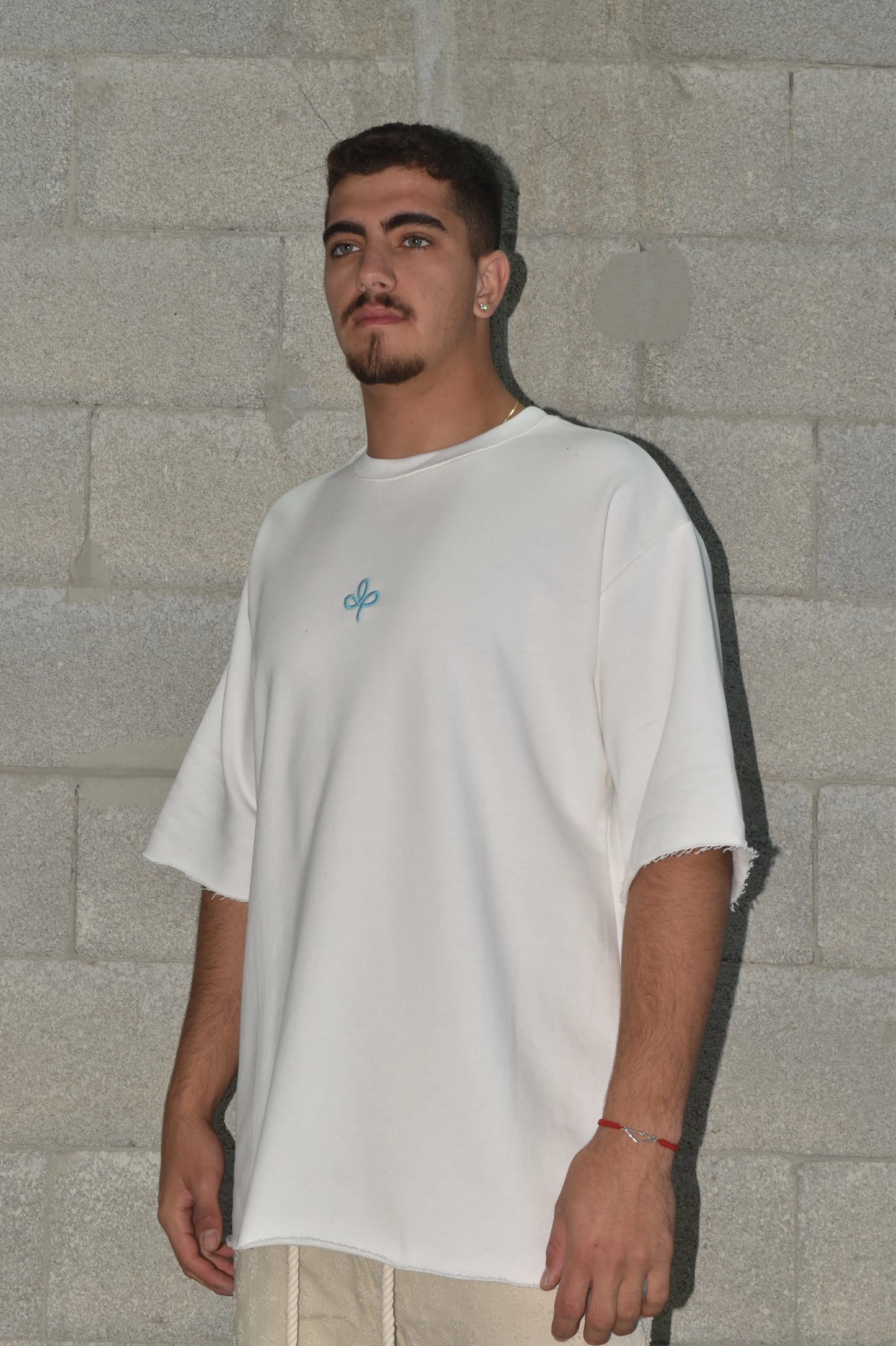 T-shirt Campy Logo - White Blue