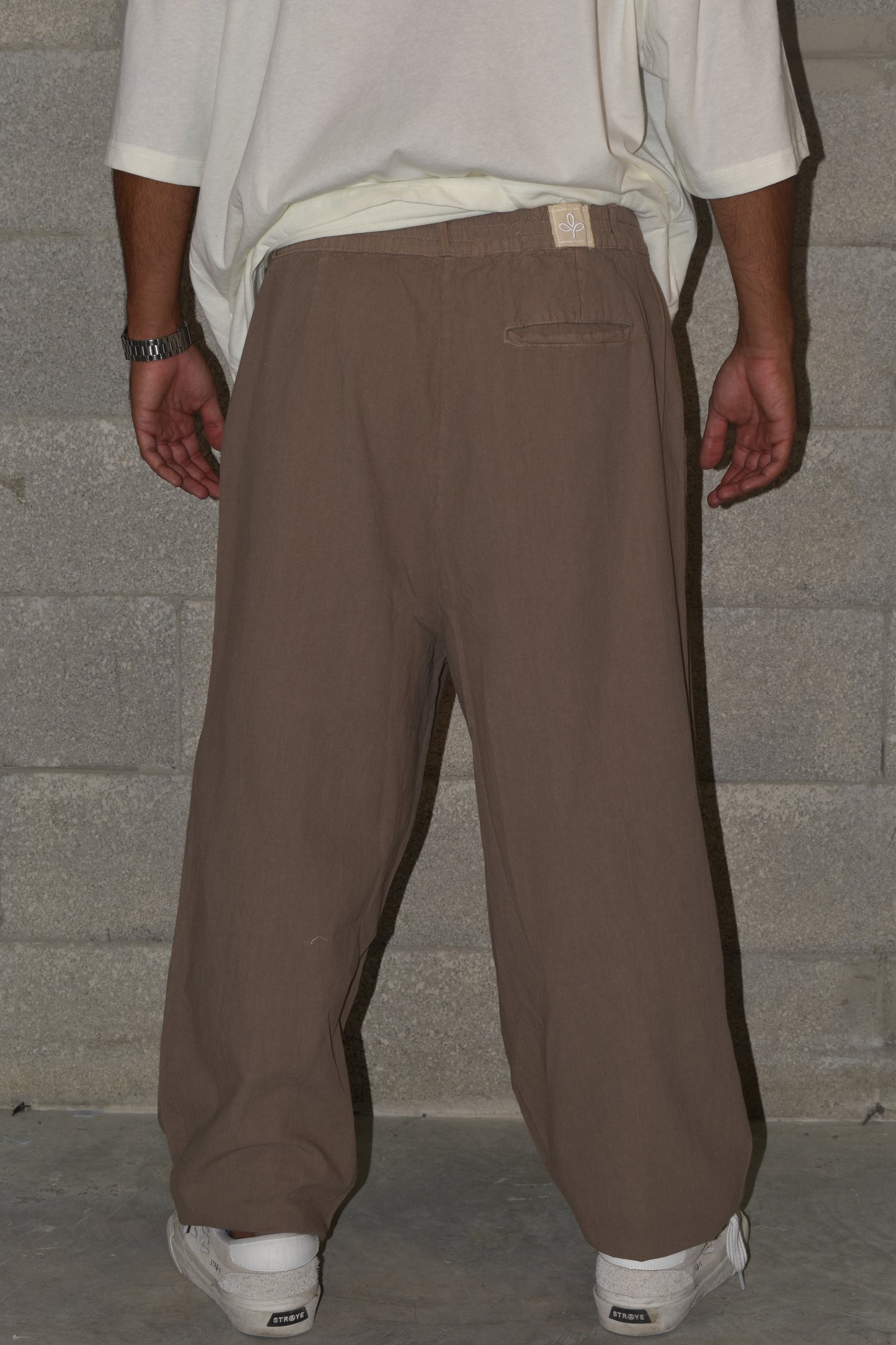 Pants - linen brown