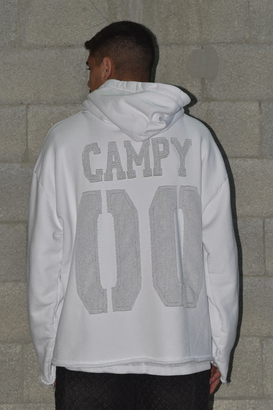 Hoodie 00 Bag Campy White Gray