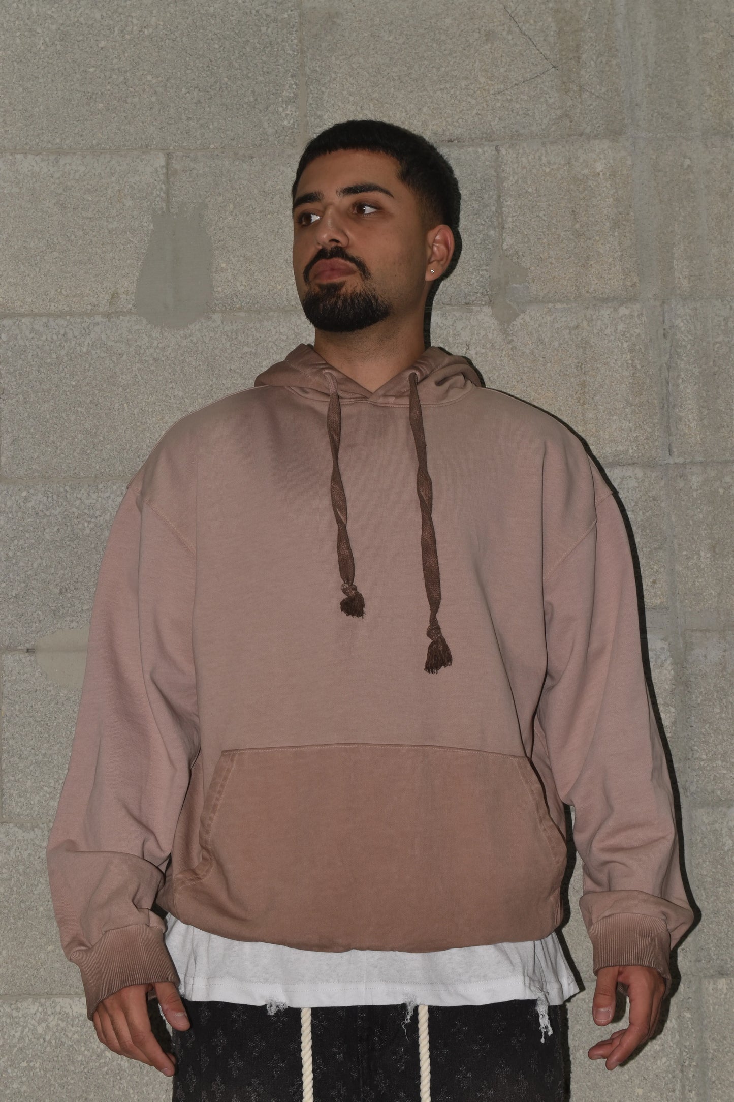 Sweatshirt OVERSIZE Wash 2025 Light Brown