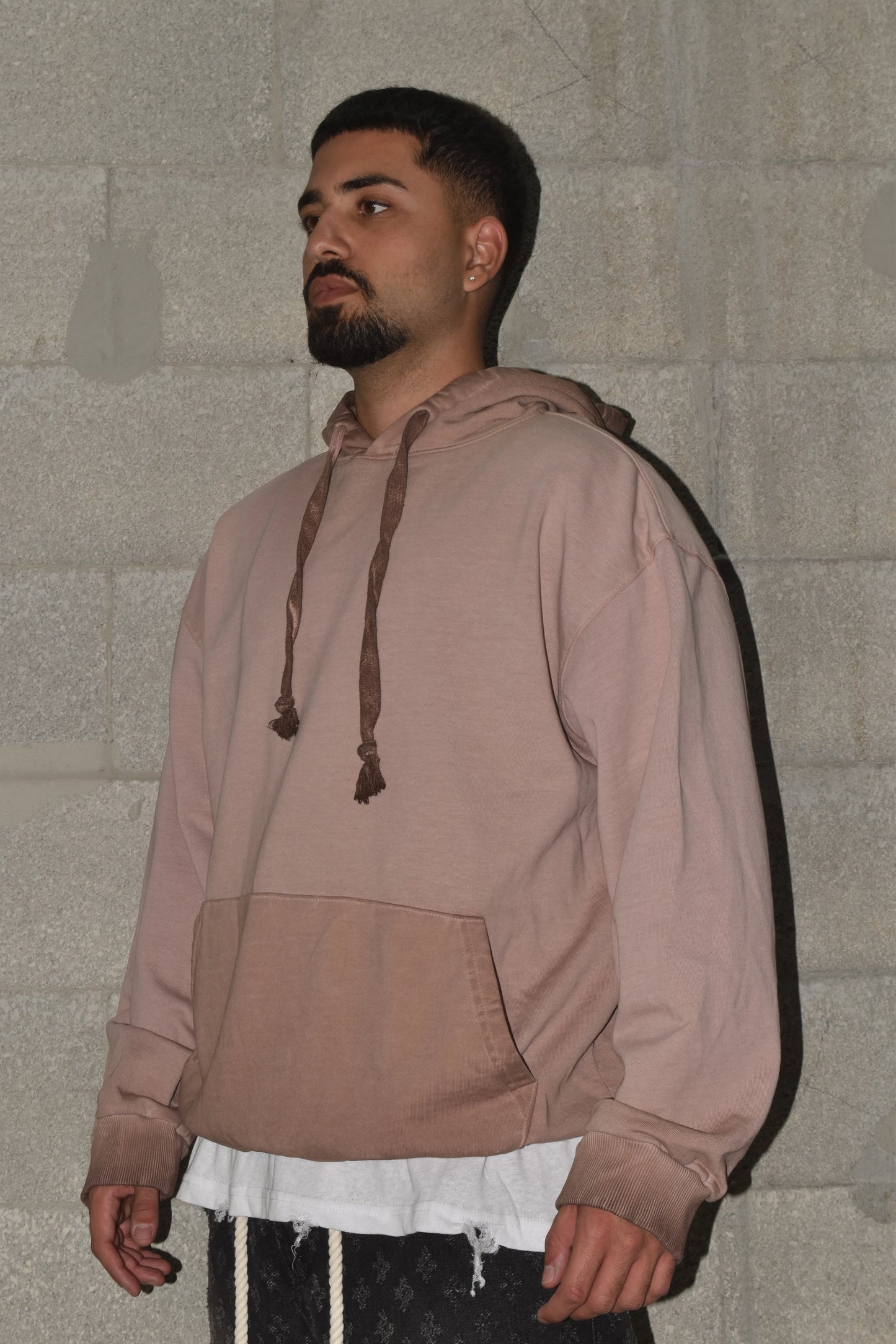 Sweatshirt OVERSIZE Wash 2025 Light Brown