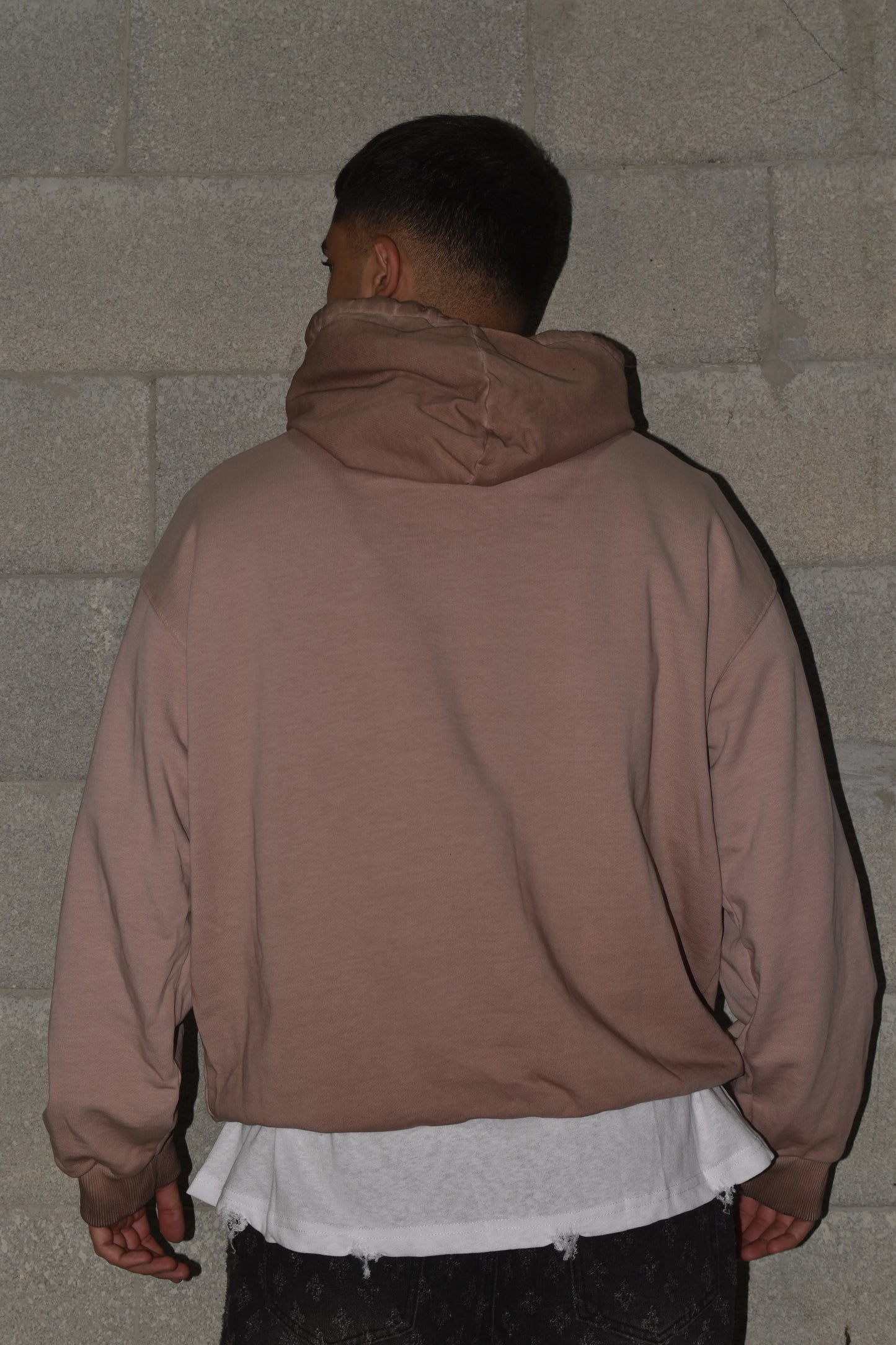 Sweatshirt OVERSIZE Wash 2025 Light Brown