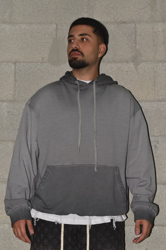 Sweatshirt OVERSIZE Wash 2025 Gray
