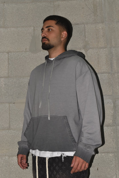 Sweatshirt OVERSIZE Wash 2025 Gray