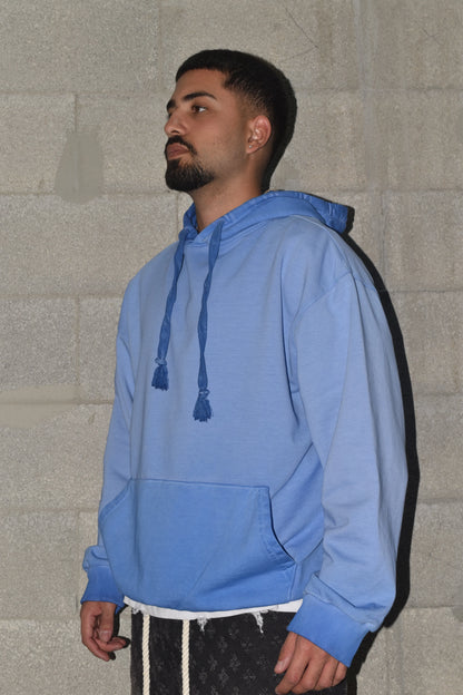 Sweatshirt OVERSIZE Wash 2025 Light Blue