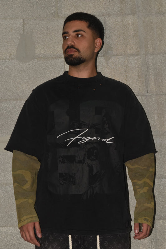 OVERSIZE  STYLE HRT BLACK