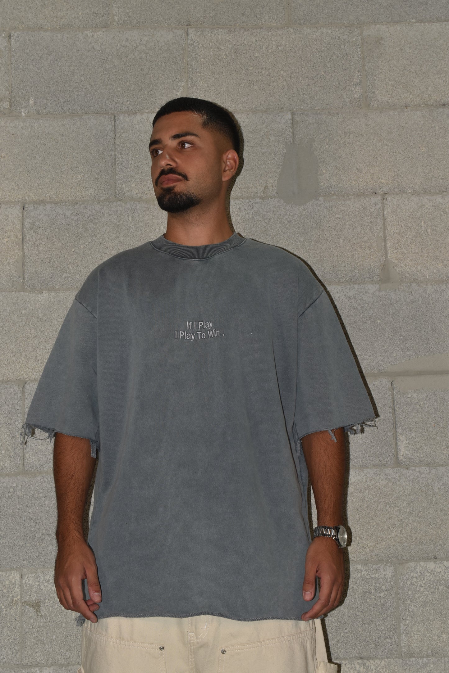 T-shirt - If I Play Gray