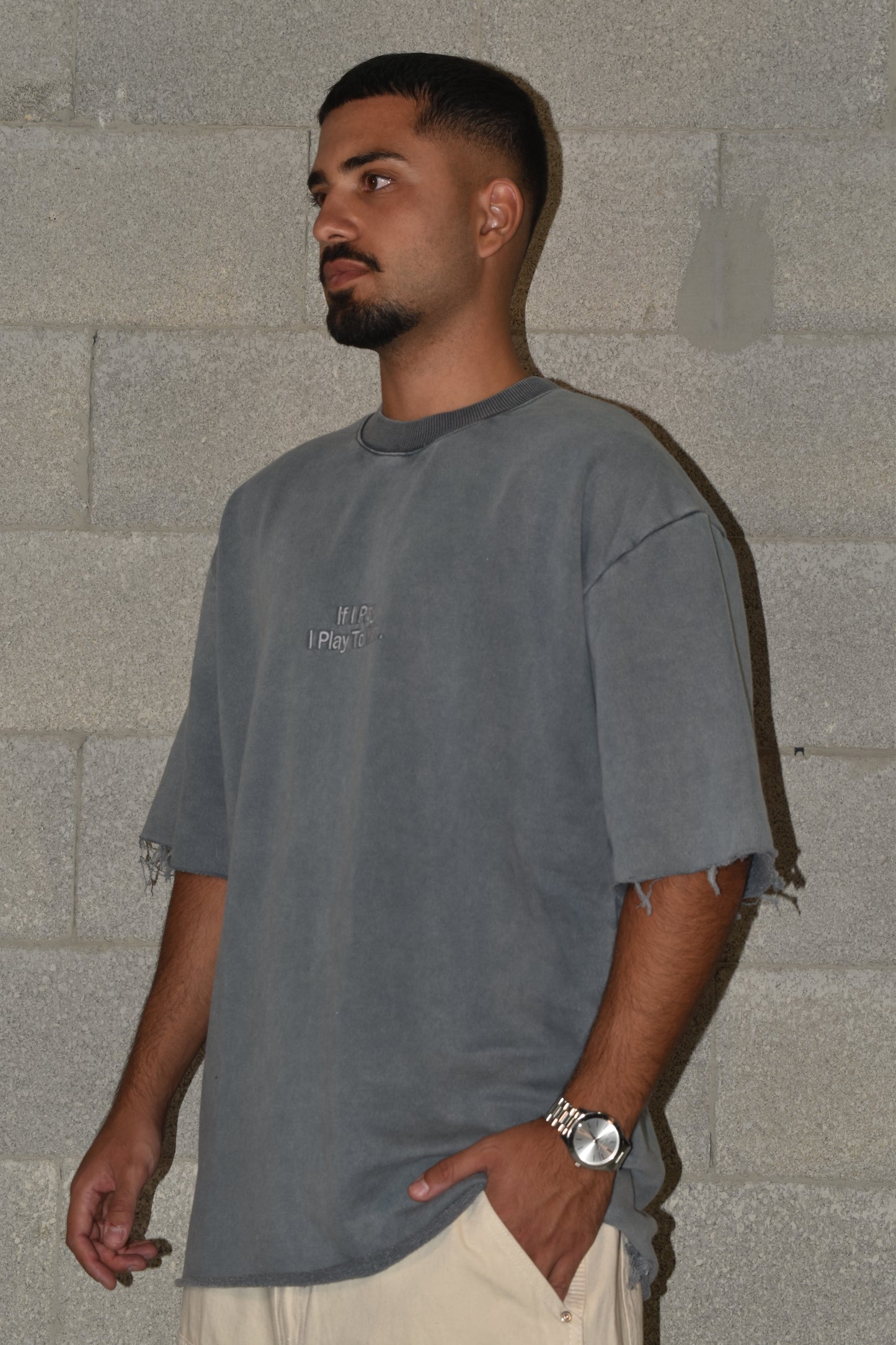T-shirt - If I Play Gray