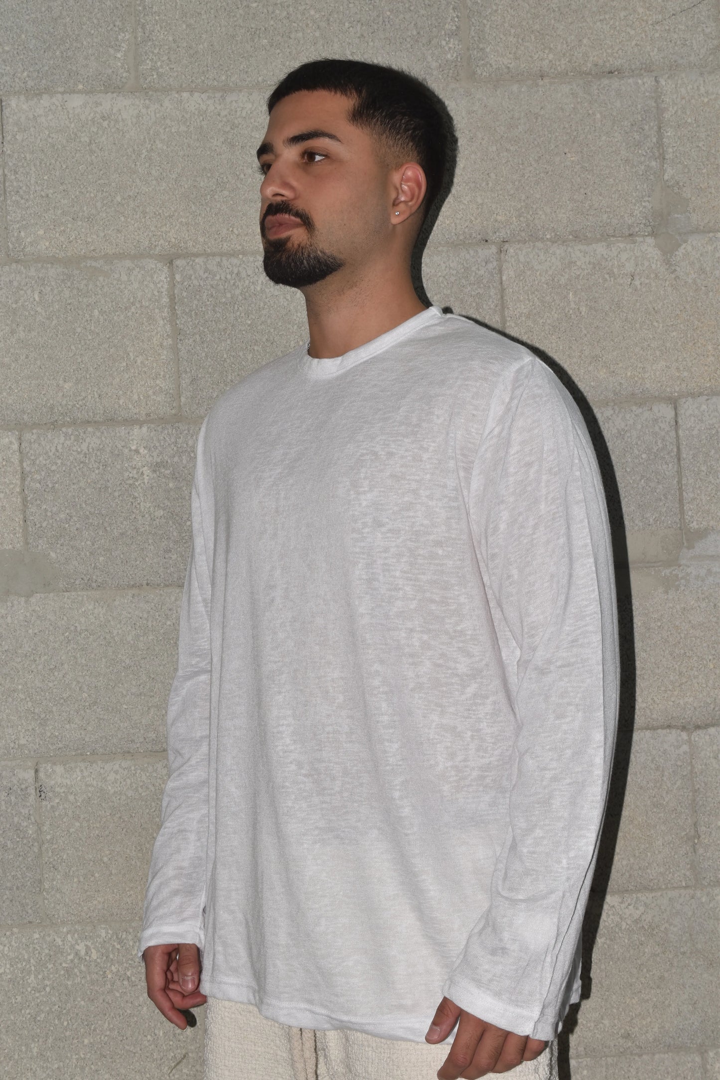 Long shirt sus white