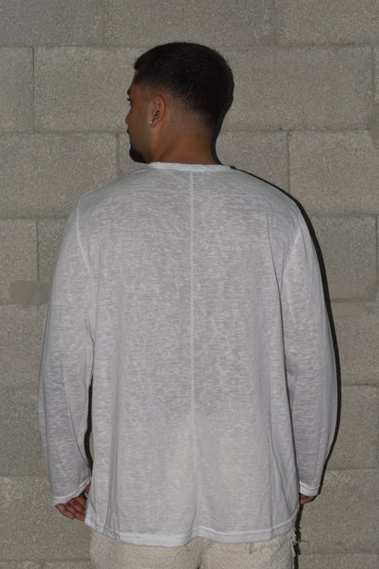 Long shirt sus white