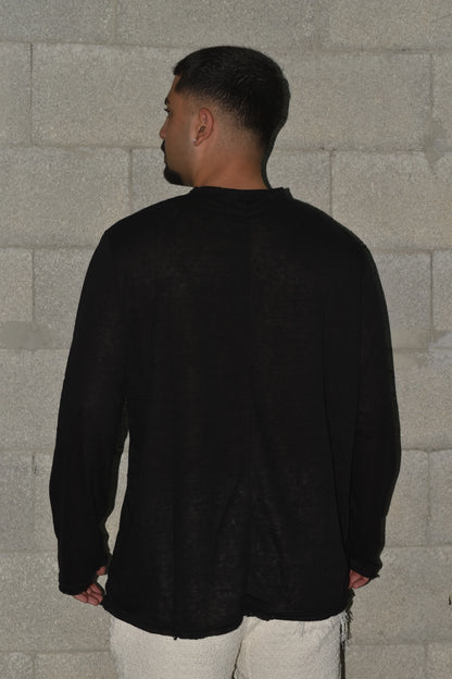 Long shirt sus Black