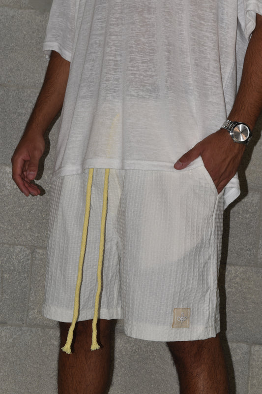 Short - Waffle Cream Y