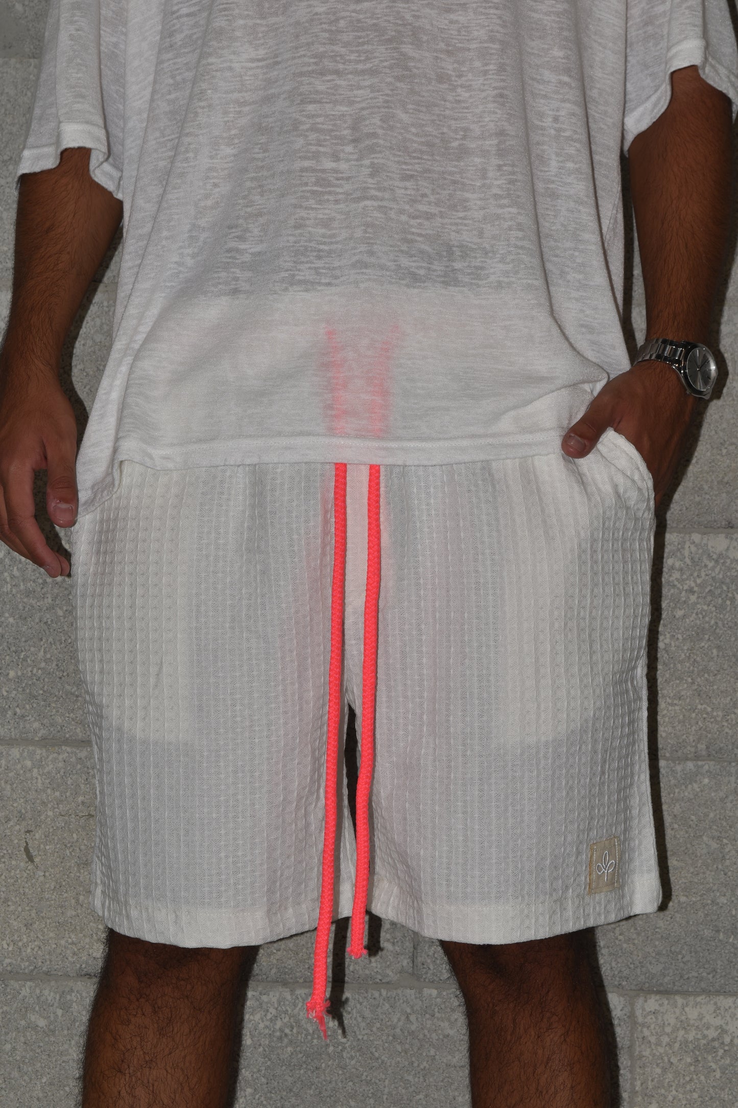 Short - Waffle Cream PINK