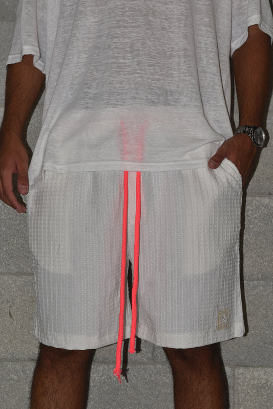 Short - Waffle Cream PINK