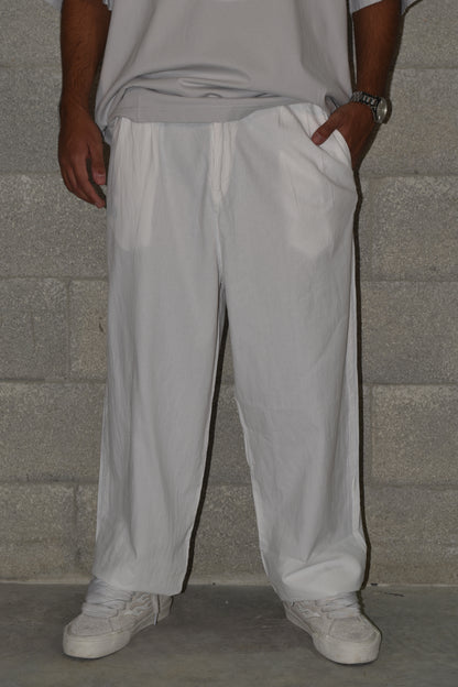 Pants - linen white