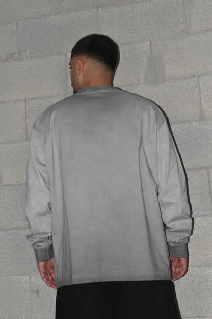 OVERSIZE LOGO STREET STYLE GRAY