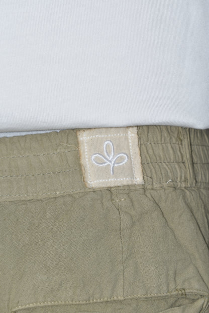 Pants - linen green