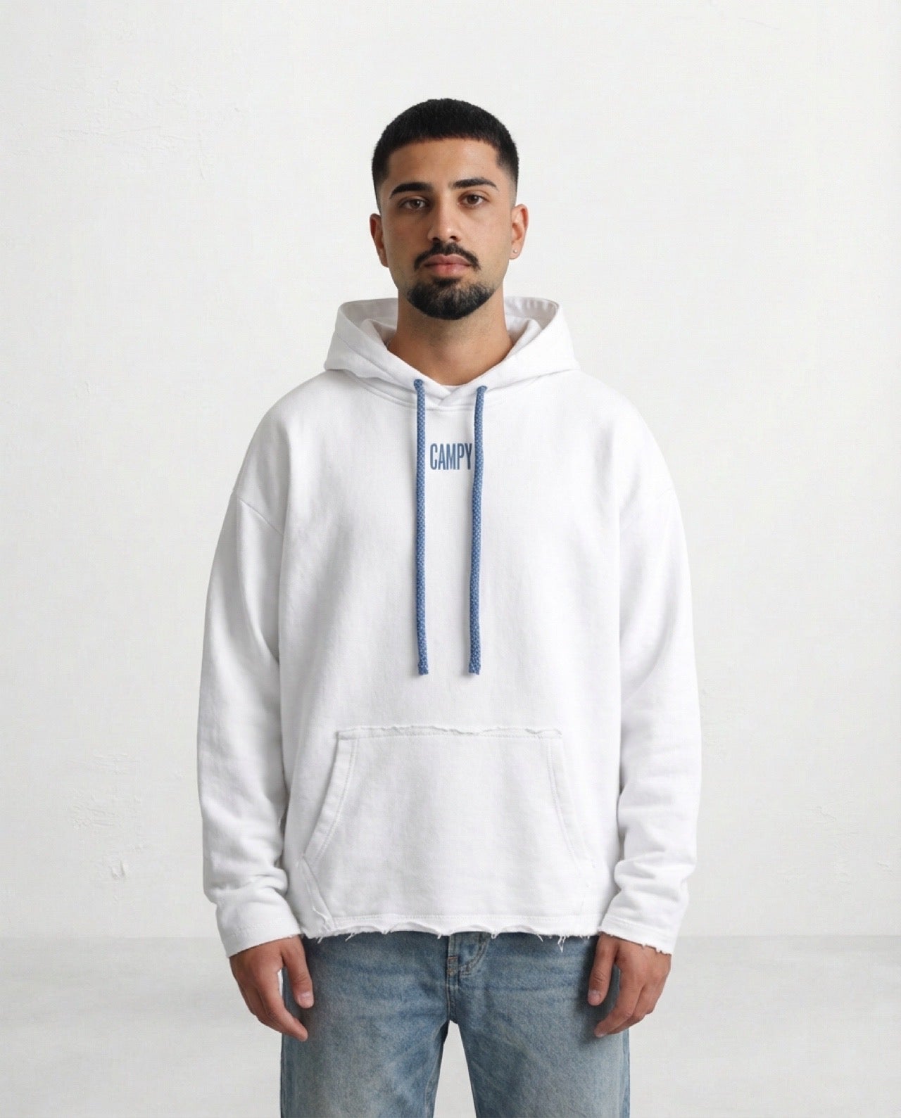 Sweatshirt - logo  campy Blue tears below