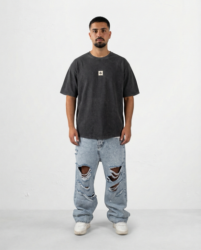 T-shirt WASH LOGO PATCH