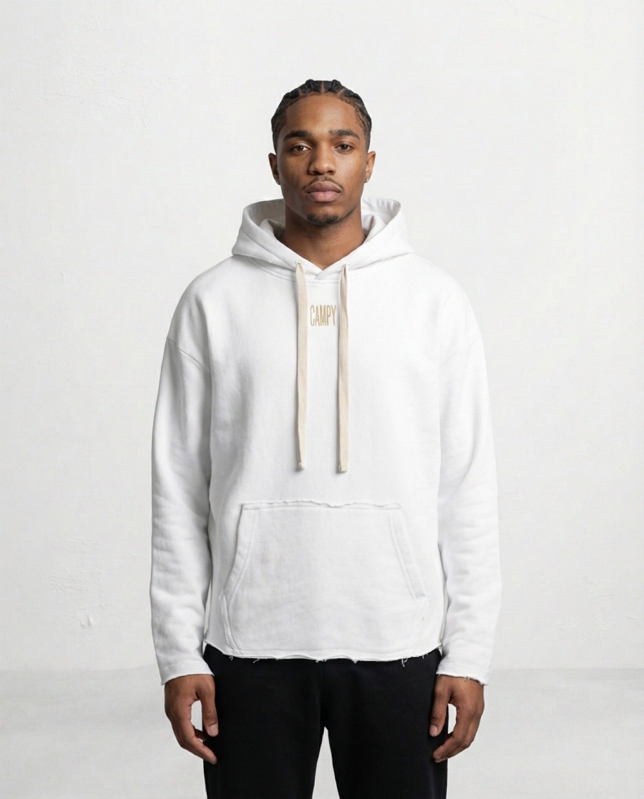 Sweatshirt - logo  campy beige tears below